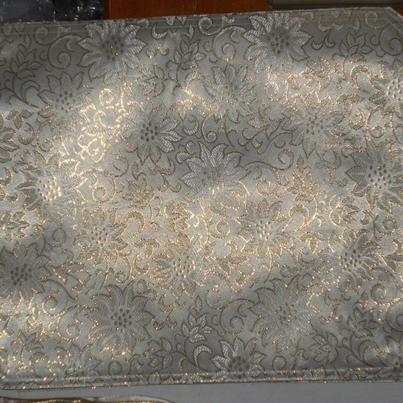 Rare Vintage 14 Piece Silky Satiny Decor Set - Picture 6 of 8